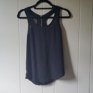 Express black sleeveless top